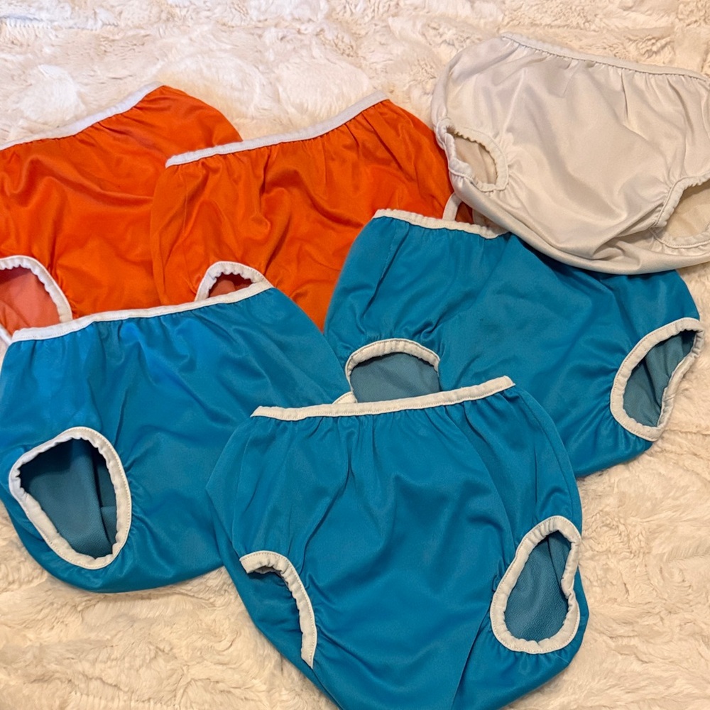 Bummis cloth diaper covers set of 6 size L